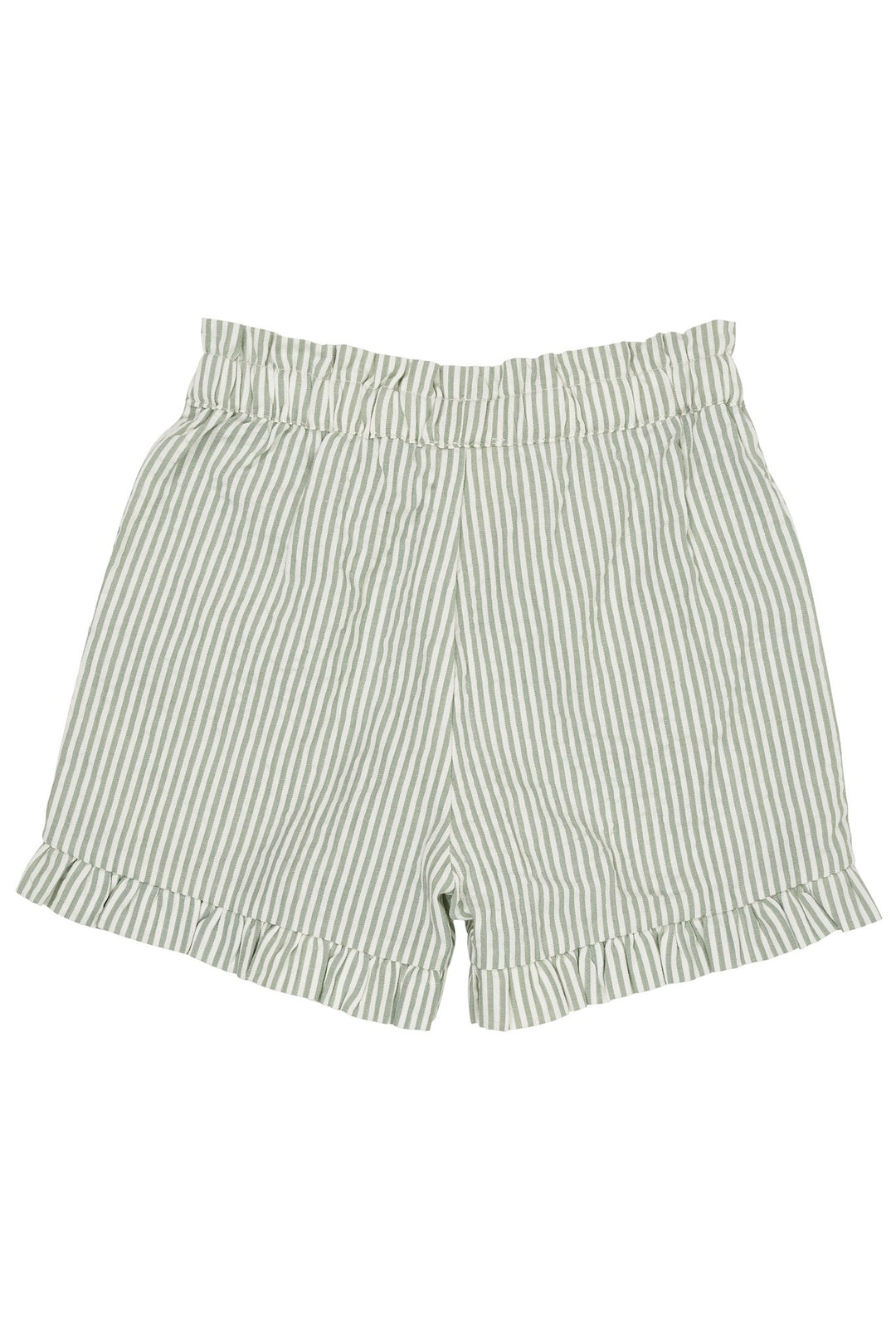 BÆK OG BØLGE SHORTS - GREEN W CREAM STRIPE