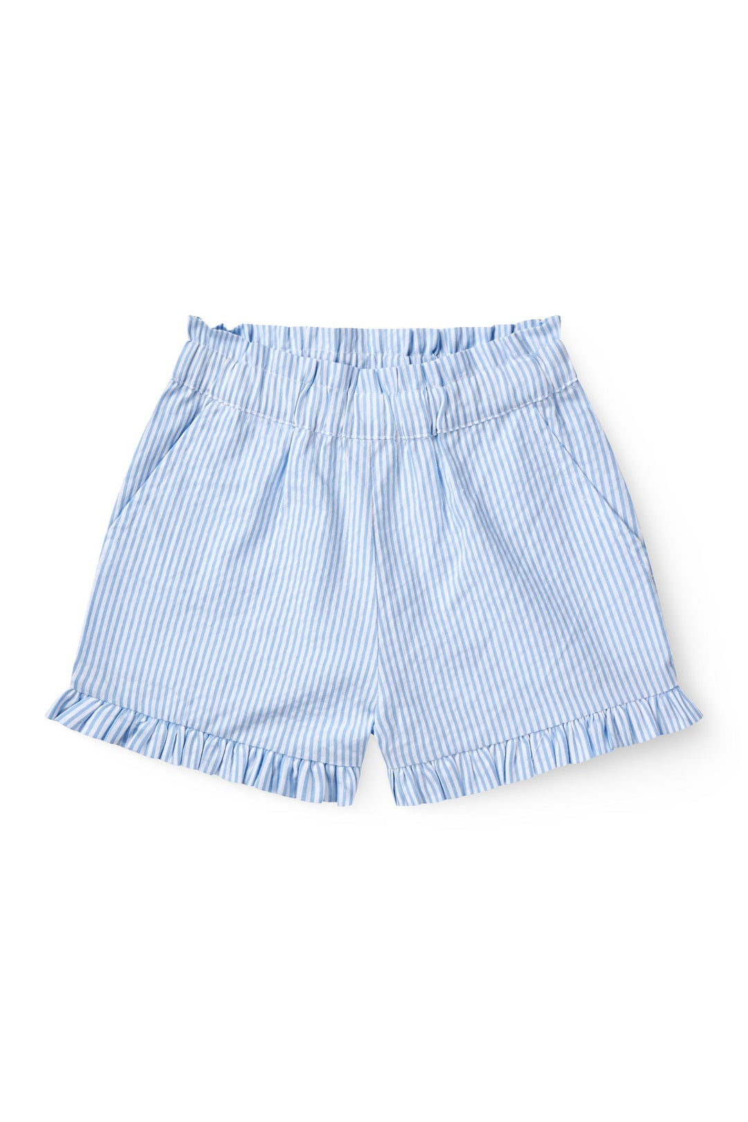 BÆK OG BØLGE SHORTS - SKY BLUE W CREAM STRIPE