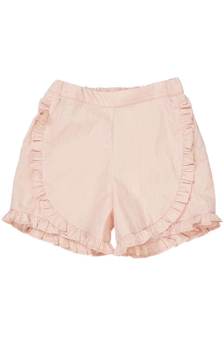 POPLIN FLÆSE SHORTS - DUSTY ROSE