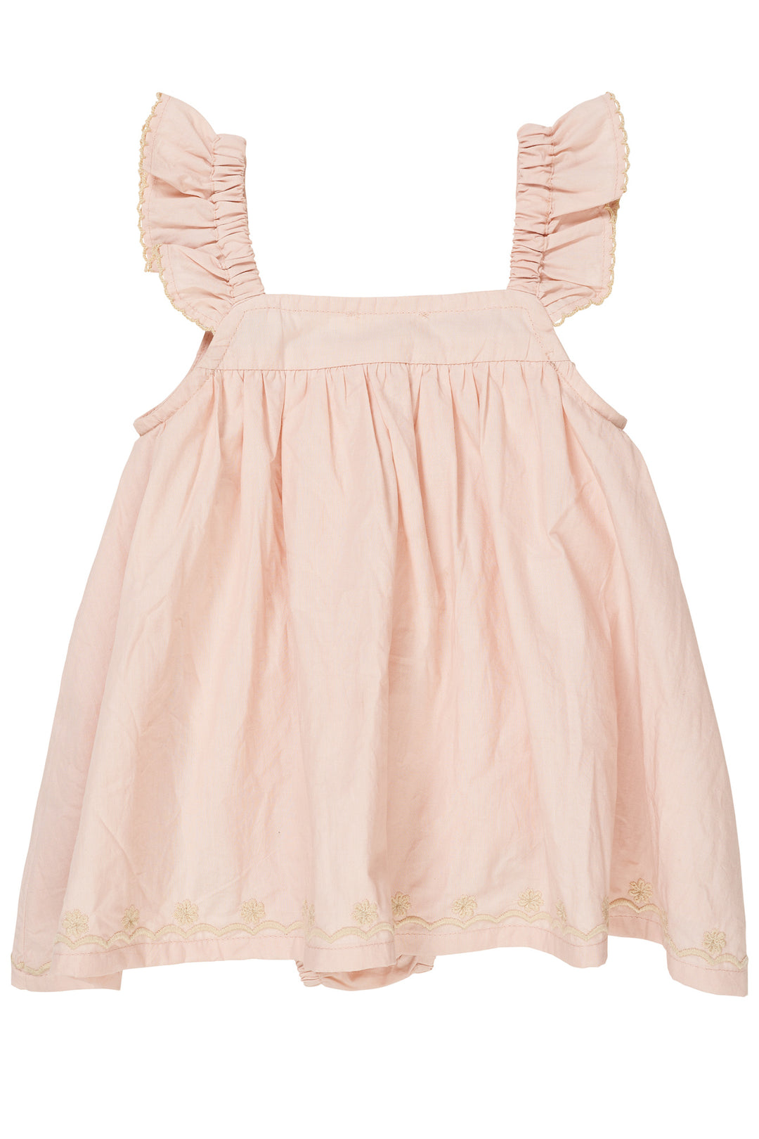 POPLIN KJOLE - DUSTY ROSE