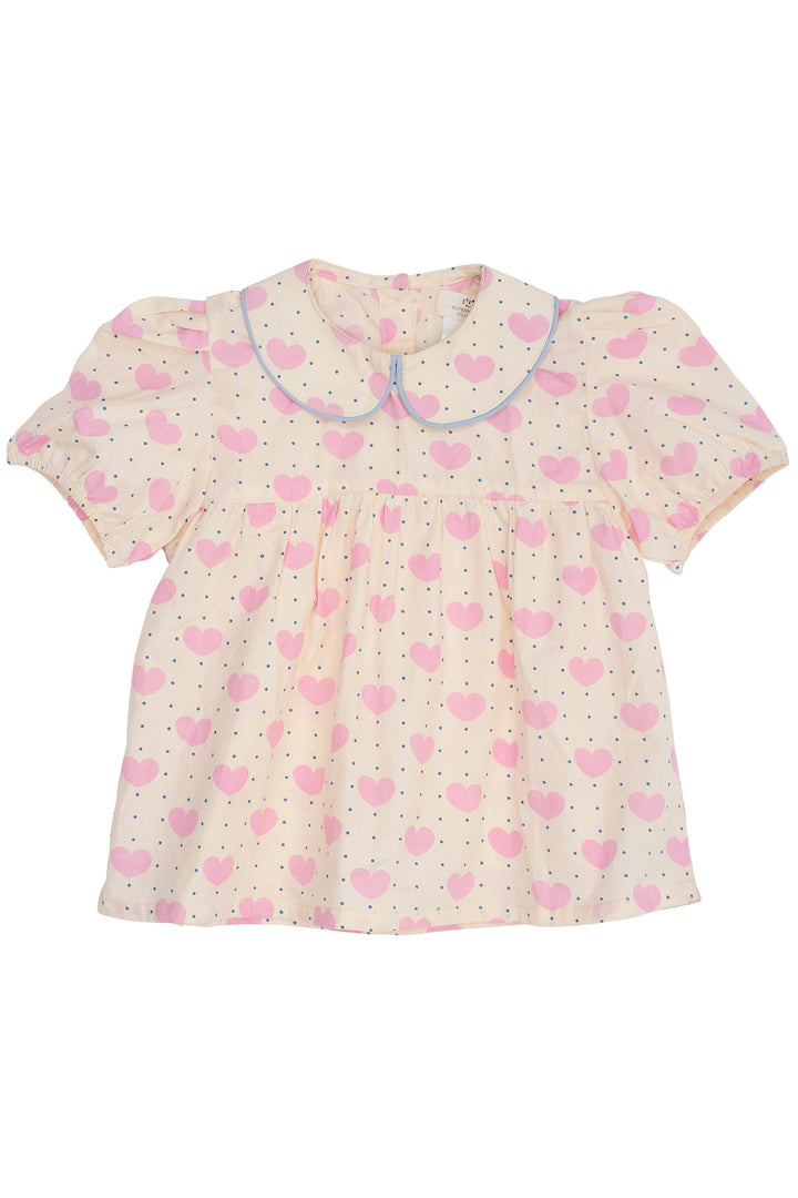 BLUSE M. HJERTER - HEART AOP