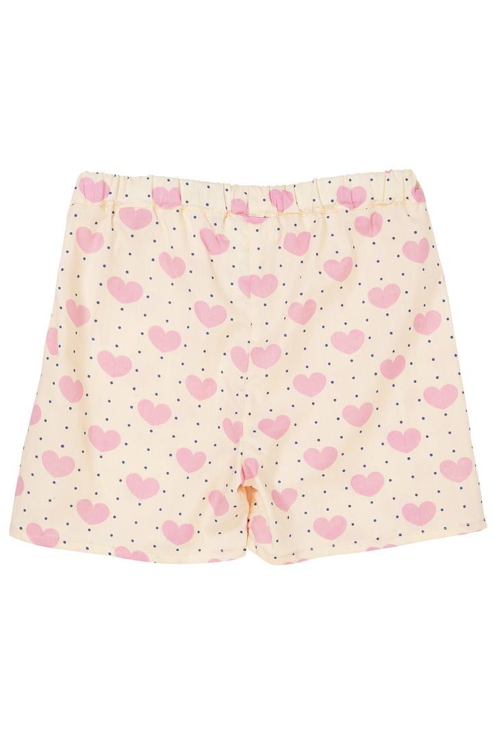 HJERTE SHORTS M. FLÆSE LOMMER - HEART AOP