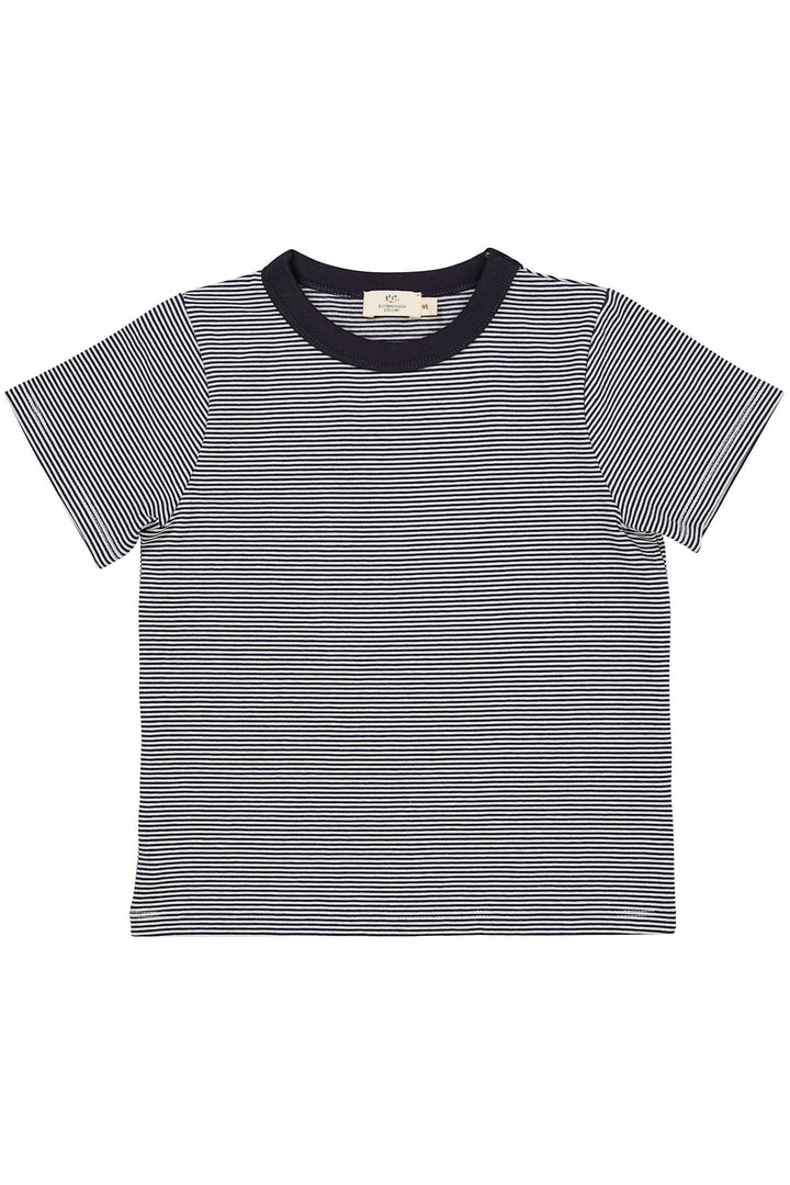 STRIBET T-SHIRT - NAVY/CREAM STRIPE