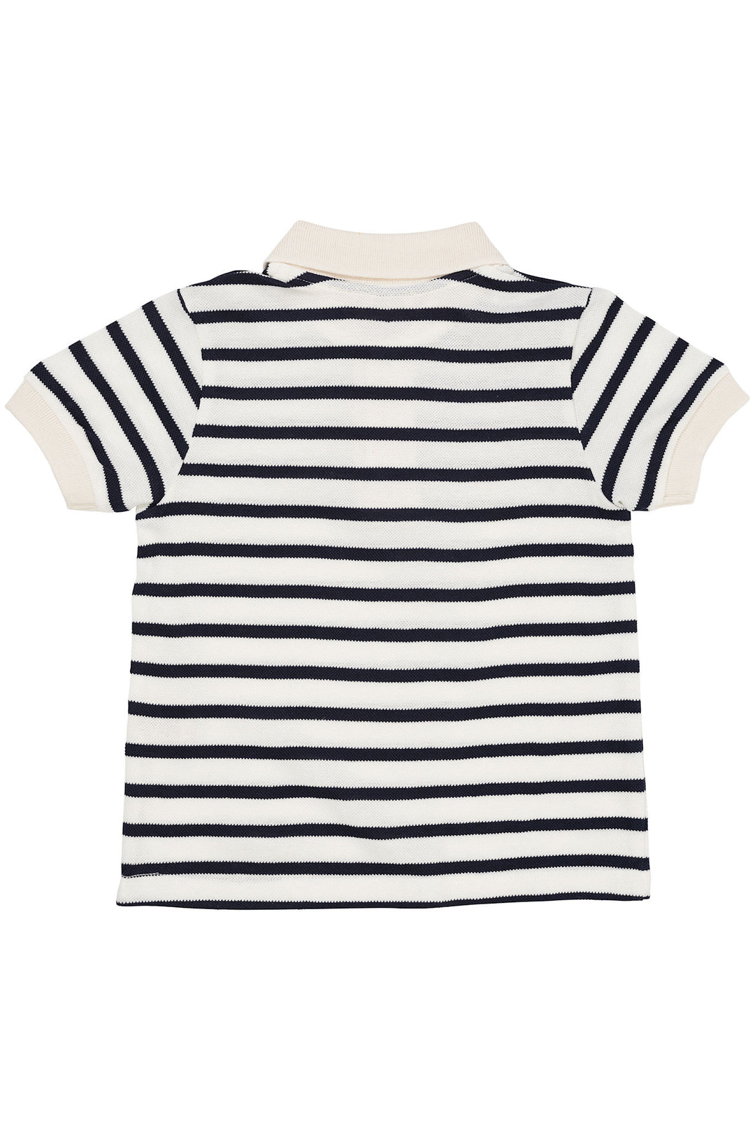 STRIBET POLO T-SHIRT - NAVY STRIPE
