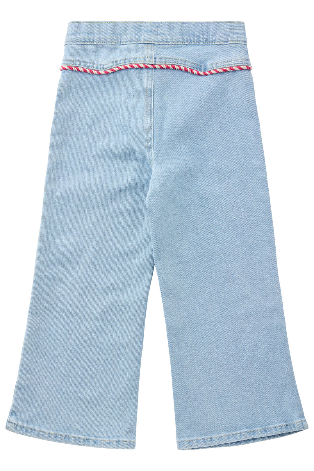 DENIM BUKSER MED REB - LT BLUE INDIGO WASHED