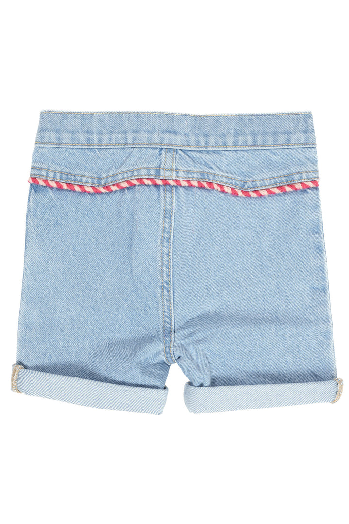 DENIM SHORTS M. REB - LT BLUE INDIGO WASHED