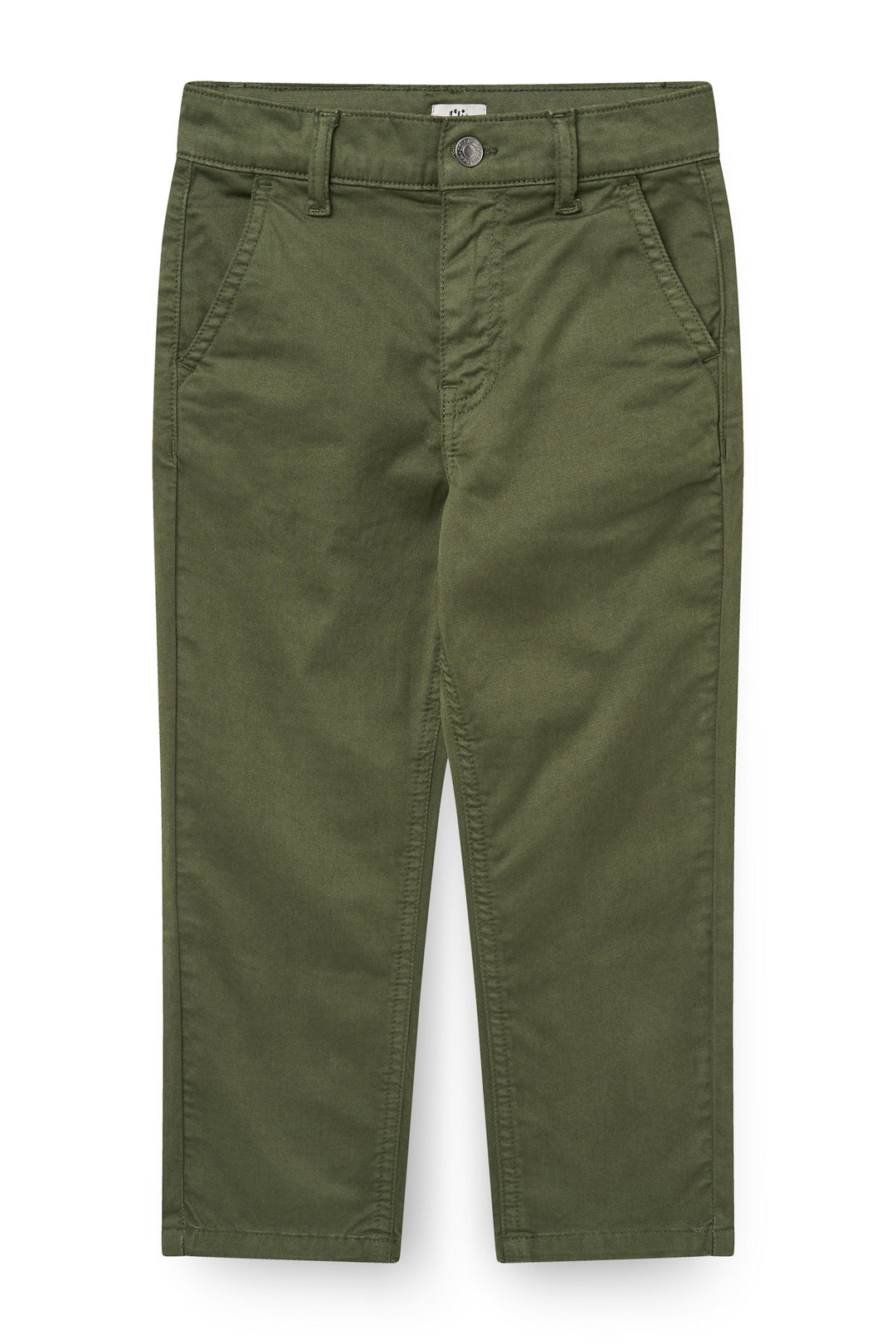 Twill Bukser Slim Fit - Dk. Green