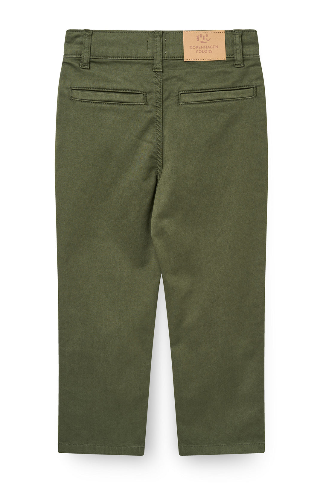Twill Bukser Slim Fit - Dk. Green