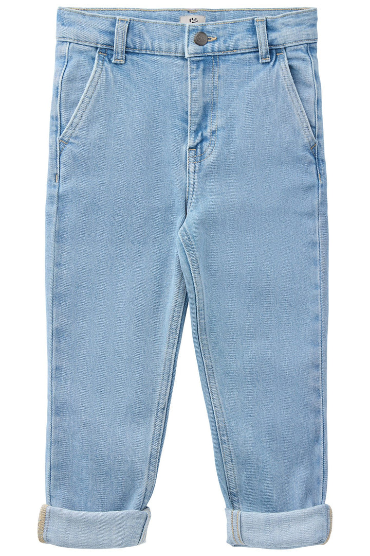 DENIM CHINOS BUKSER - LT. BLUE WASHED