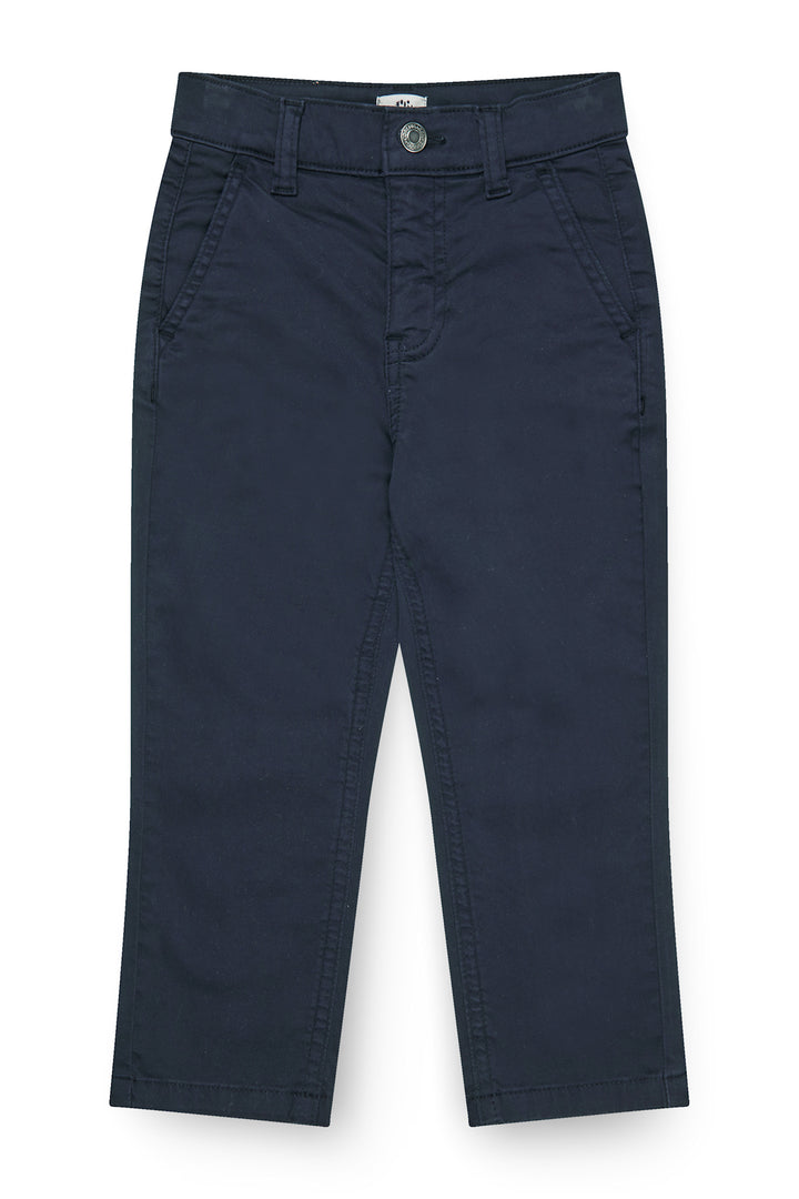TWILL BUKSER SLIM FIT - NAVY