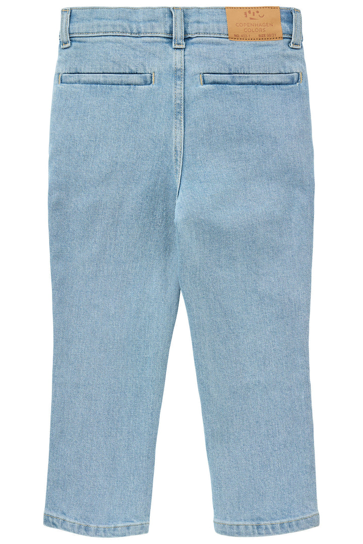 DENIM CHINOS BUKSER - LT. BLUE WASHED