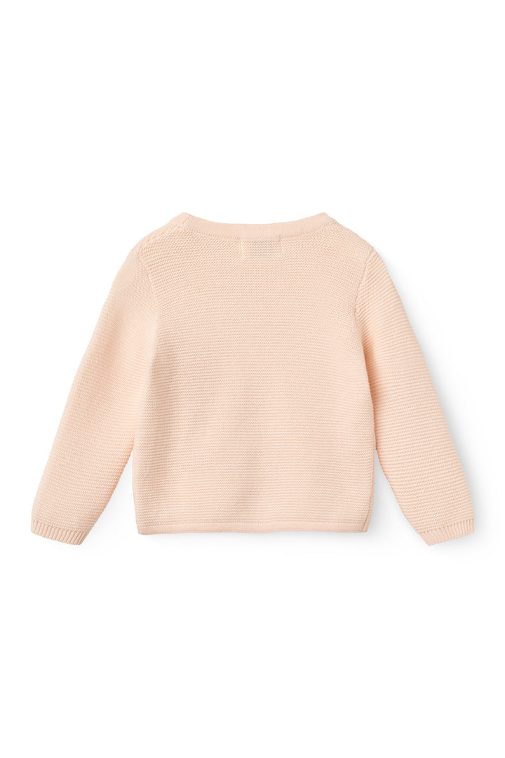 BABY CROSS OVER CARDIGAN - SOFT PINK