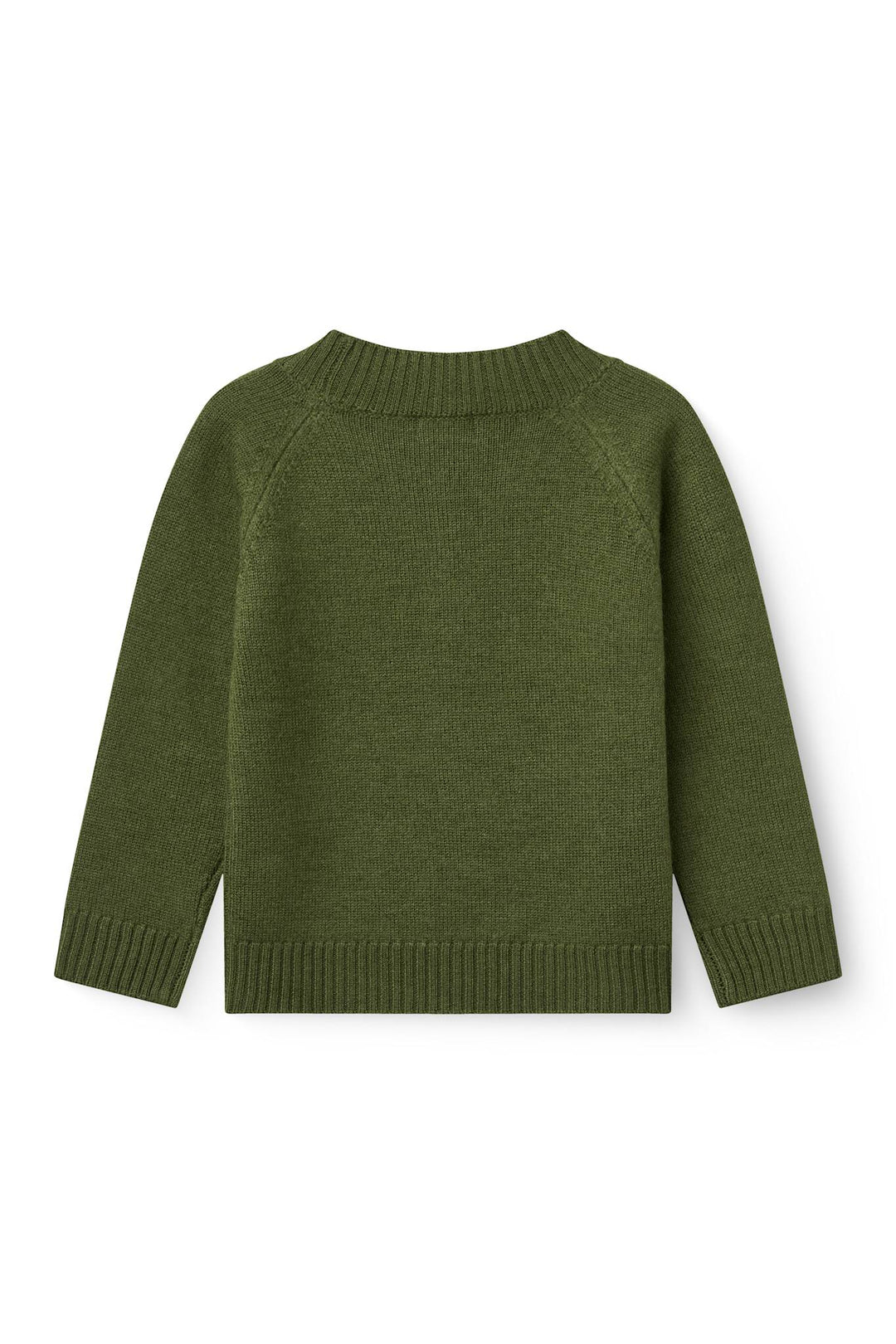 Turtleneck Merinould Trøje - Dk. Green