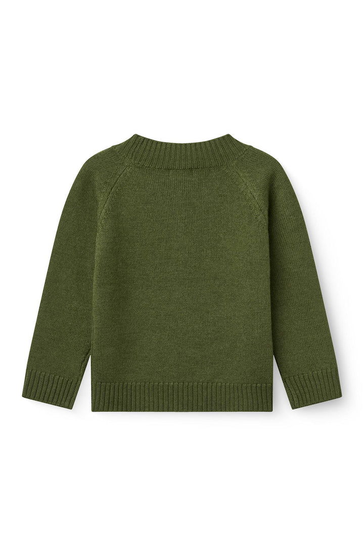 Turtleneck Merinould Trøje - Dk. Green