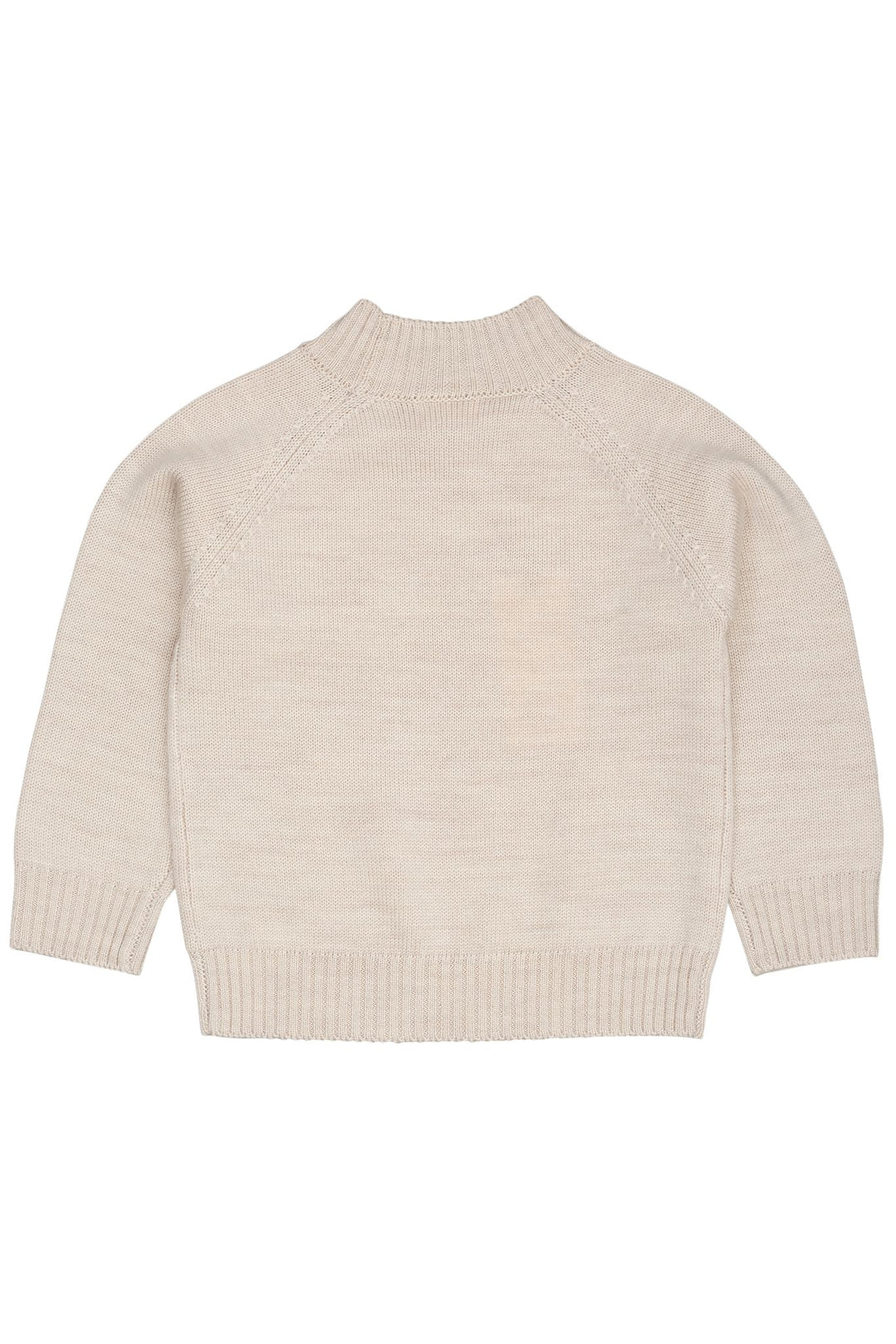 TURTELNECK MERINOULD BLUSE - PALE CREAM MEL.