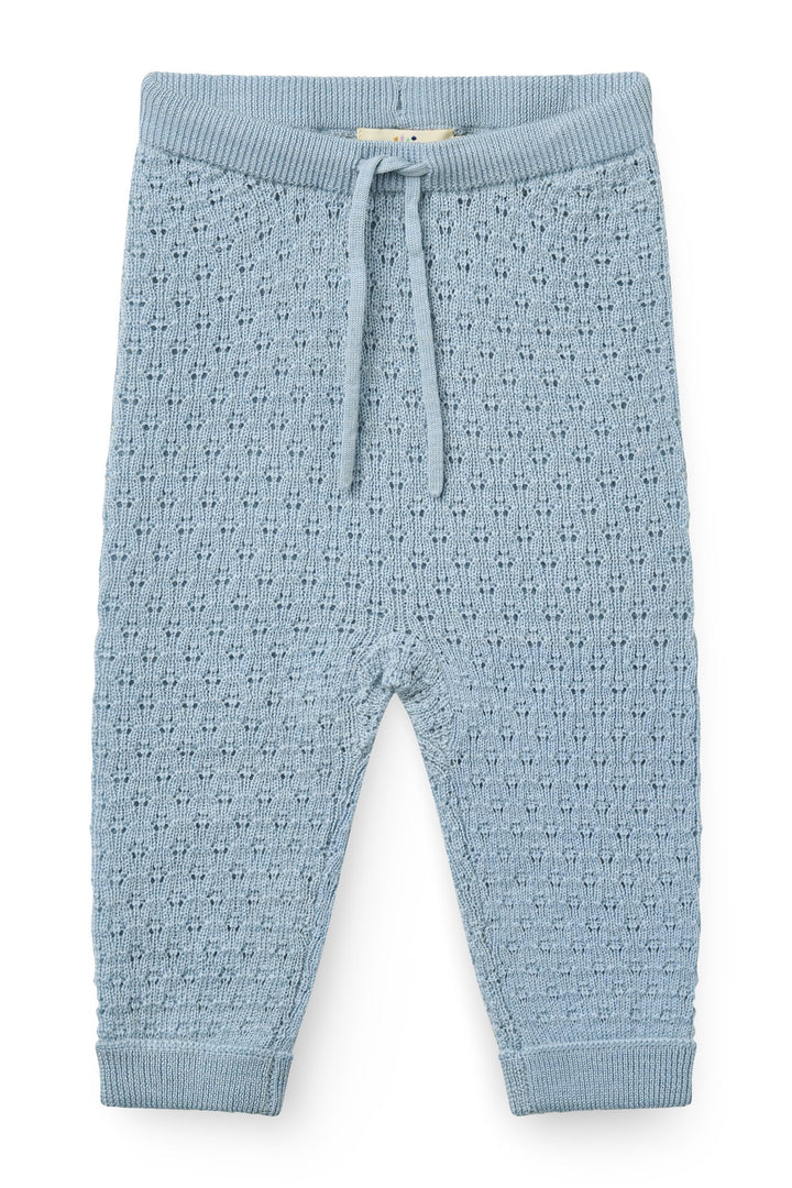Merino Baby Bukser - DUSTY BLUE