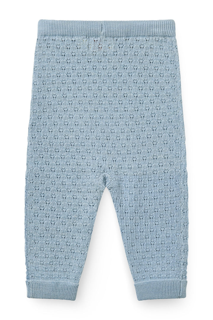 Merino Baby Bukser - DUSTY BLUE
