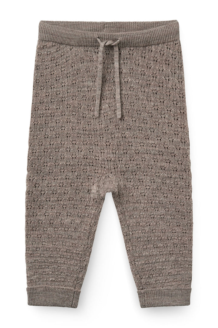 Merino Baby Bukser - NATURAL MELANGE