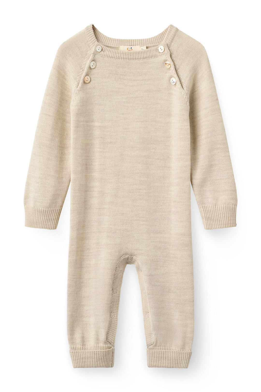 Merino Heldragt - Pale Cream Melange