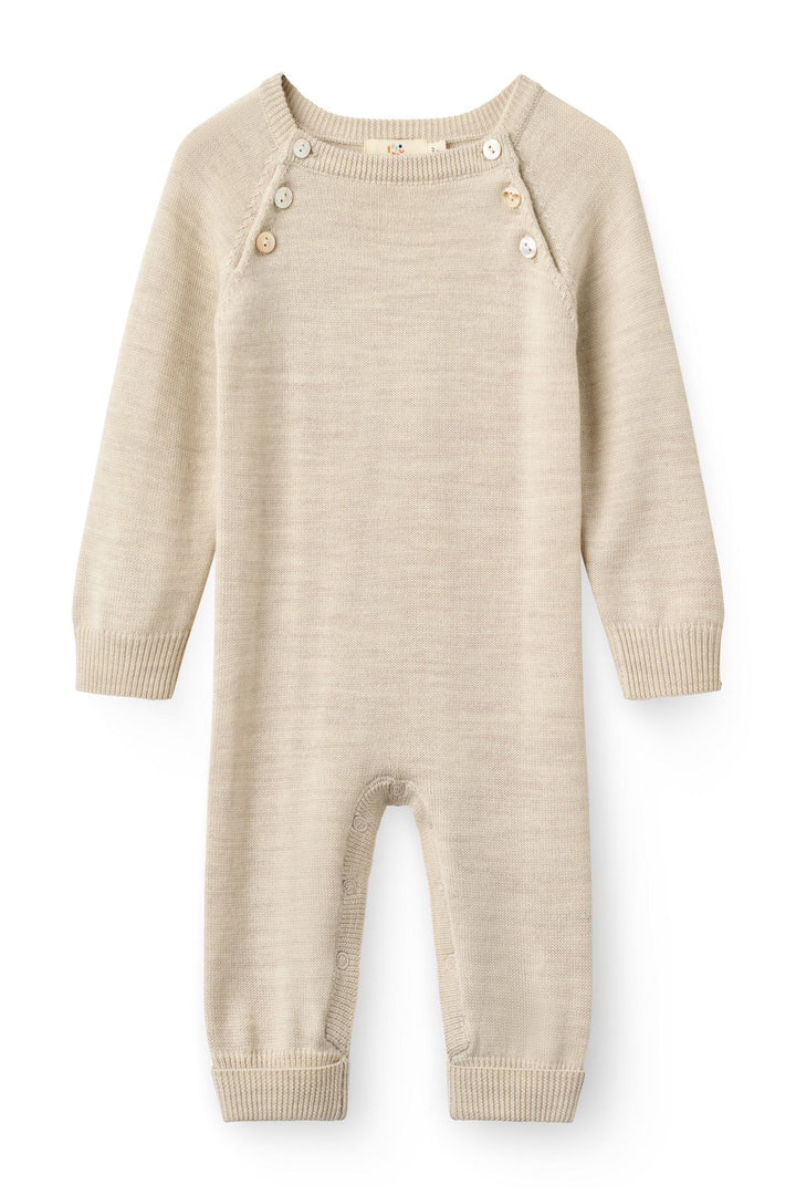 Merino Heldragt - Pale Cream Melange