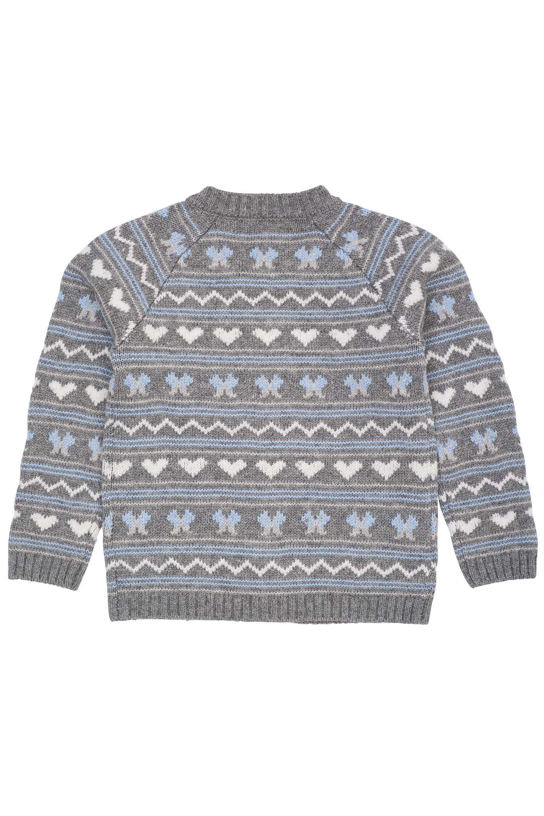 CASHMERE CARDIGAN M MØNSTER - DK GREY COMB