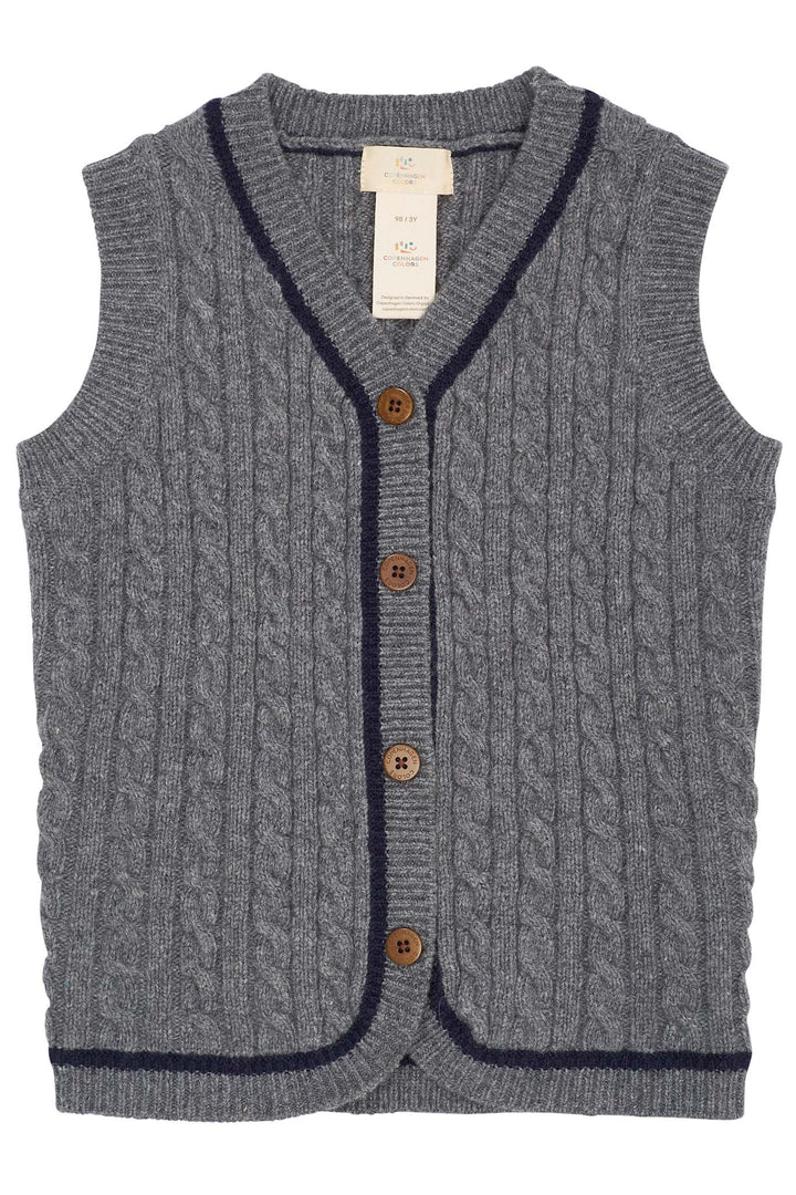 LAMMEULDS VEST - DK GREY/NAVY COMB.