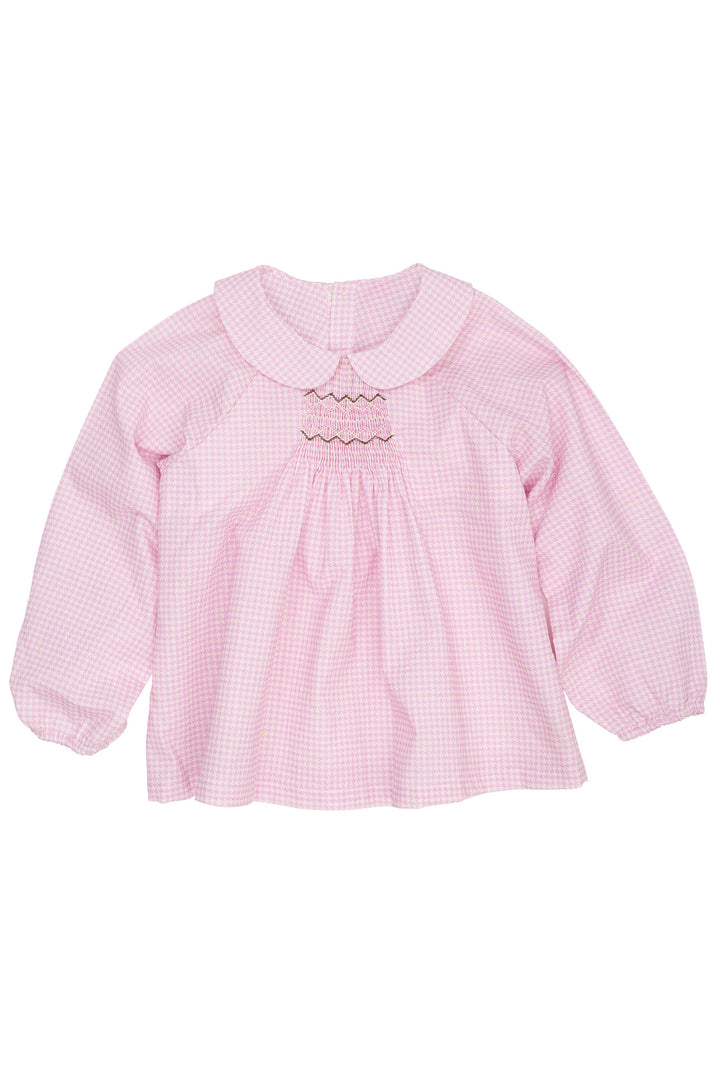 TERNET BLUSE M. SMOCK BRODERI DETALJE - SYRINGA COMB