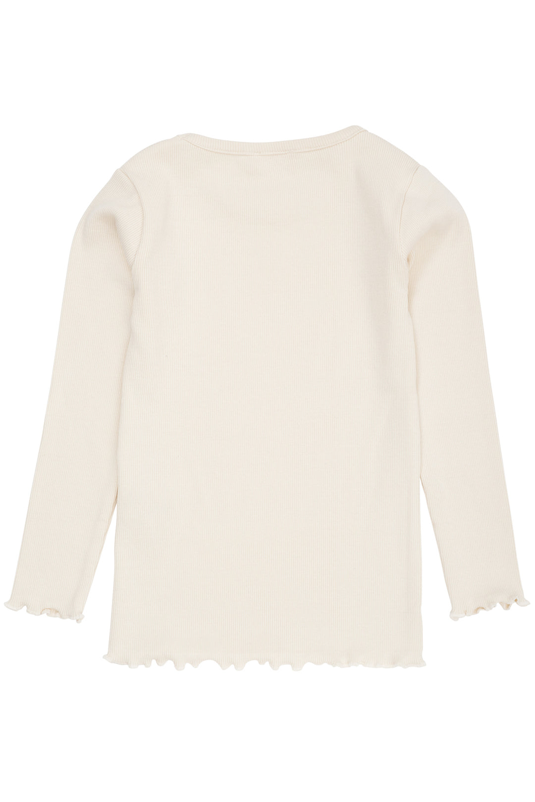 MODAL RIB T-SHIRT M. BRODERI - CREAM