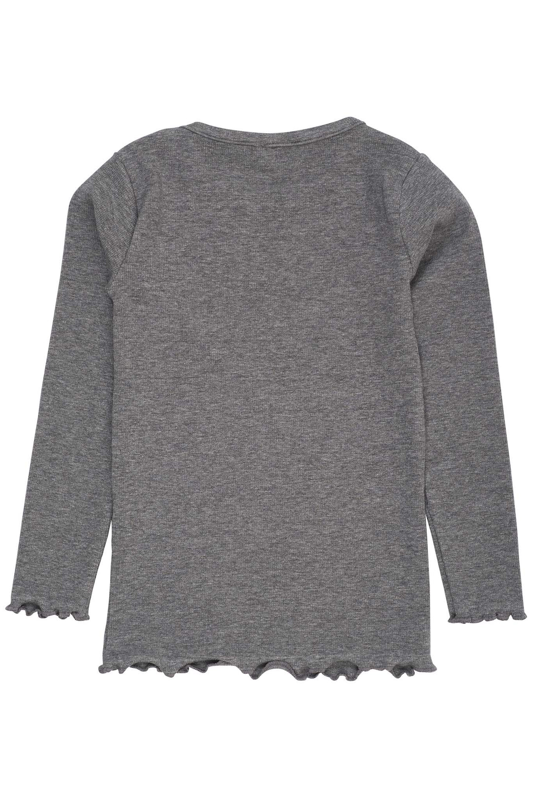 MODAL RIB T-SHIRT M. BRODERI - GREY MEL