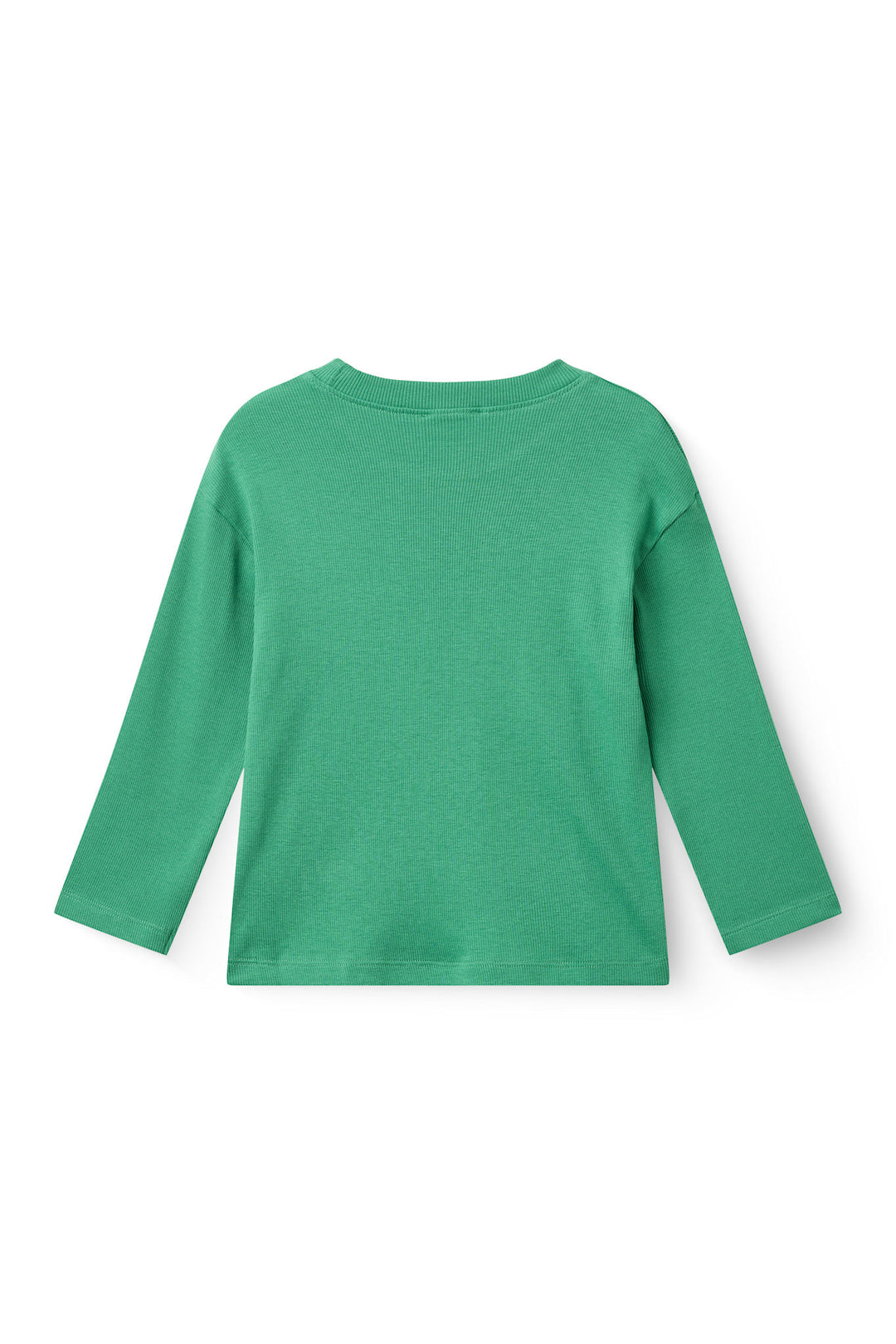 MODAL RIB BLUSE M LANGE ÆRMER - SHARP GREEN