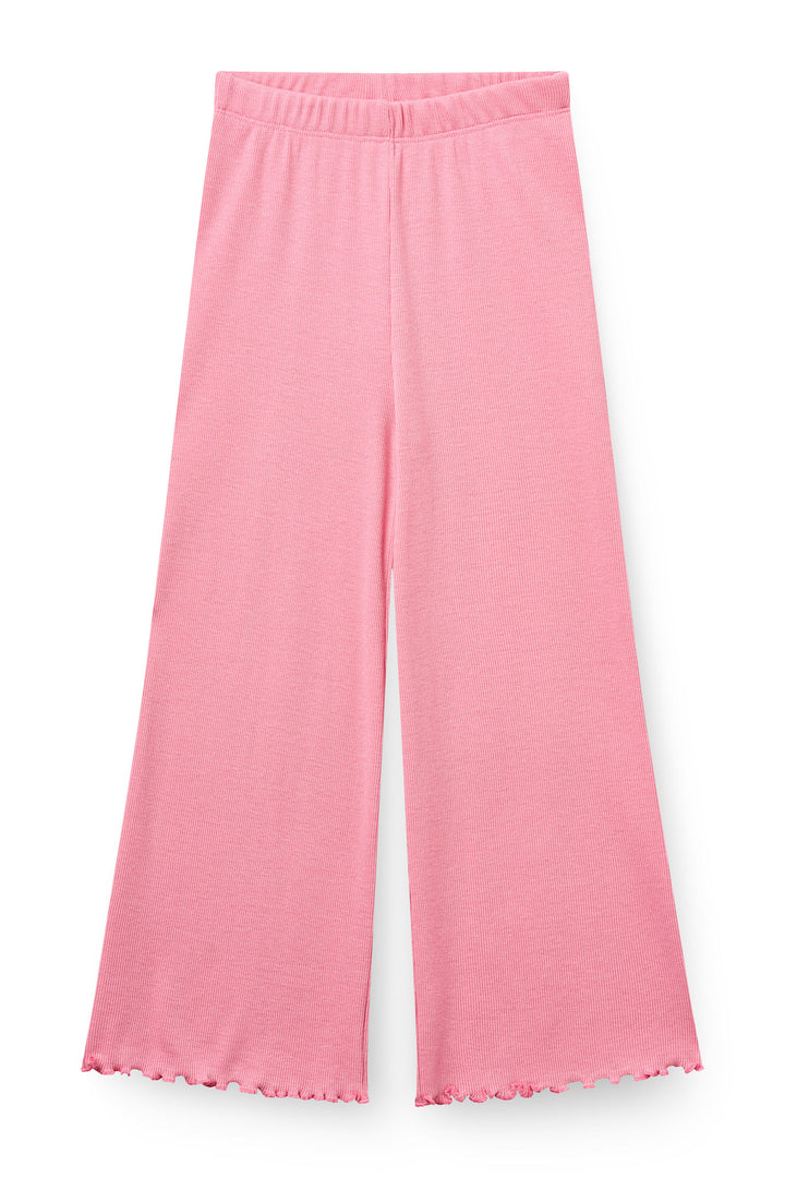 Modal Rib Bukser - Blossom Pink