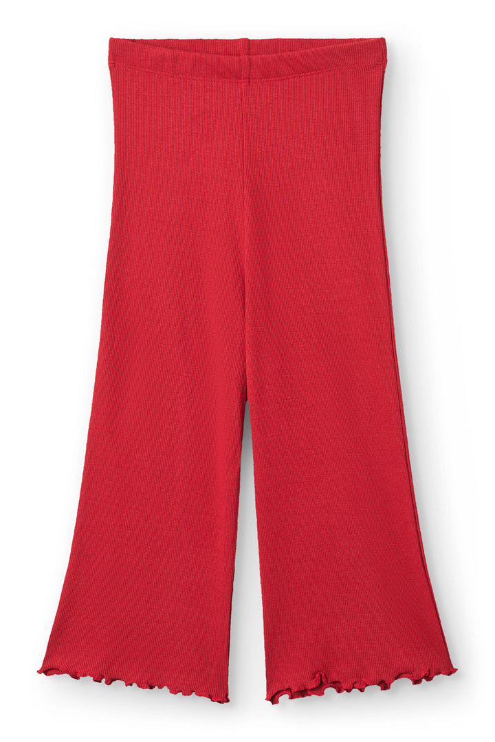Modal Rib Bukser - Red