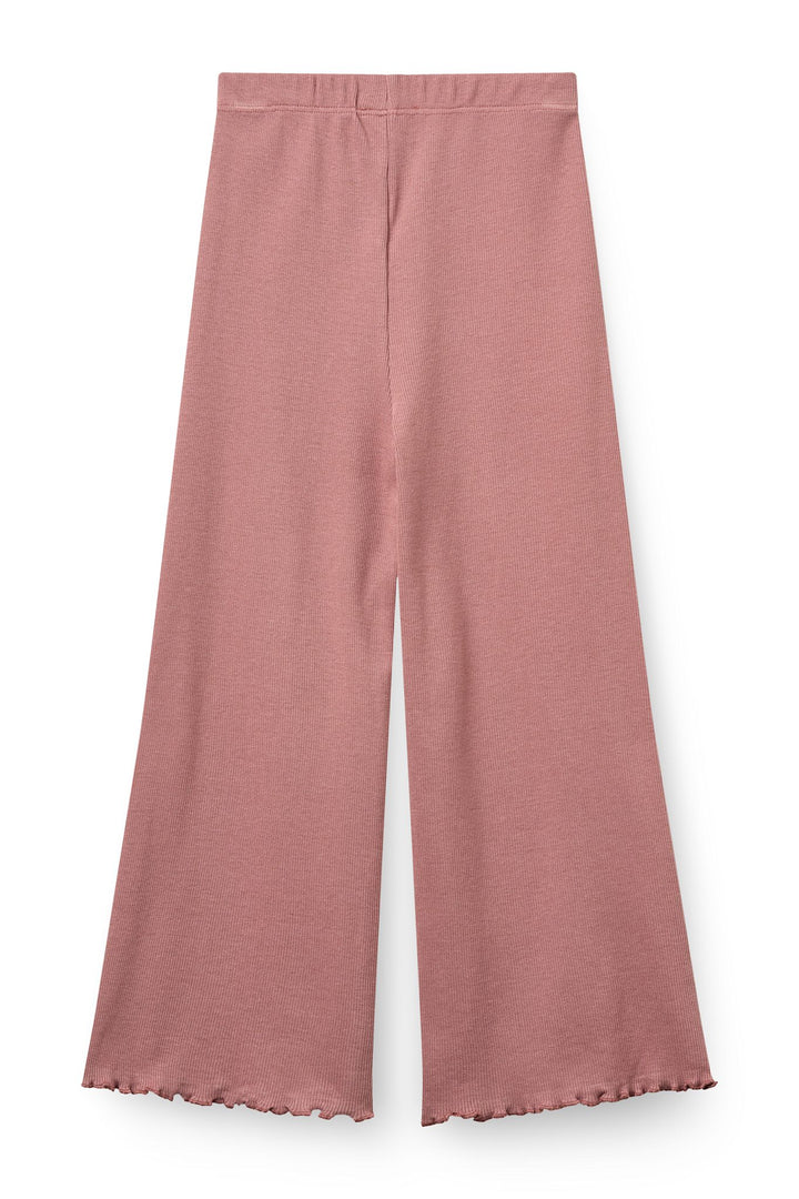 Modal Rib Bukser - Winter Rose
