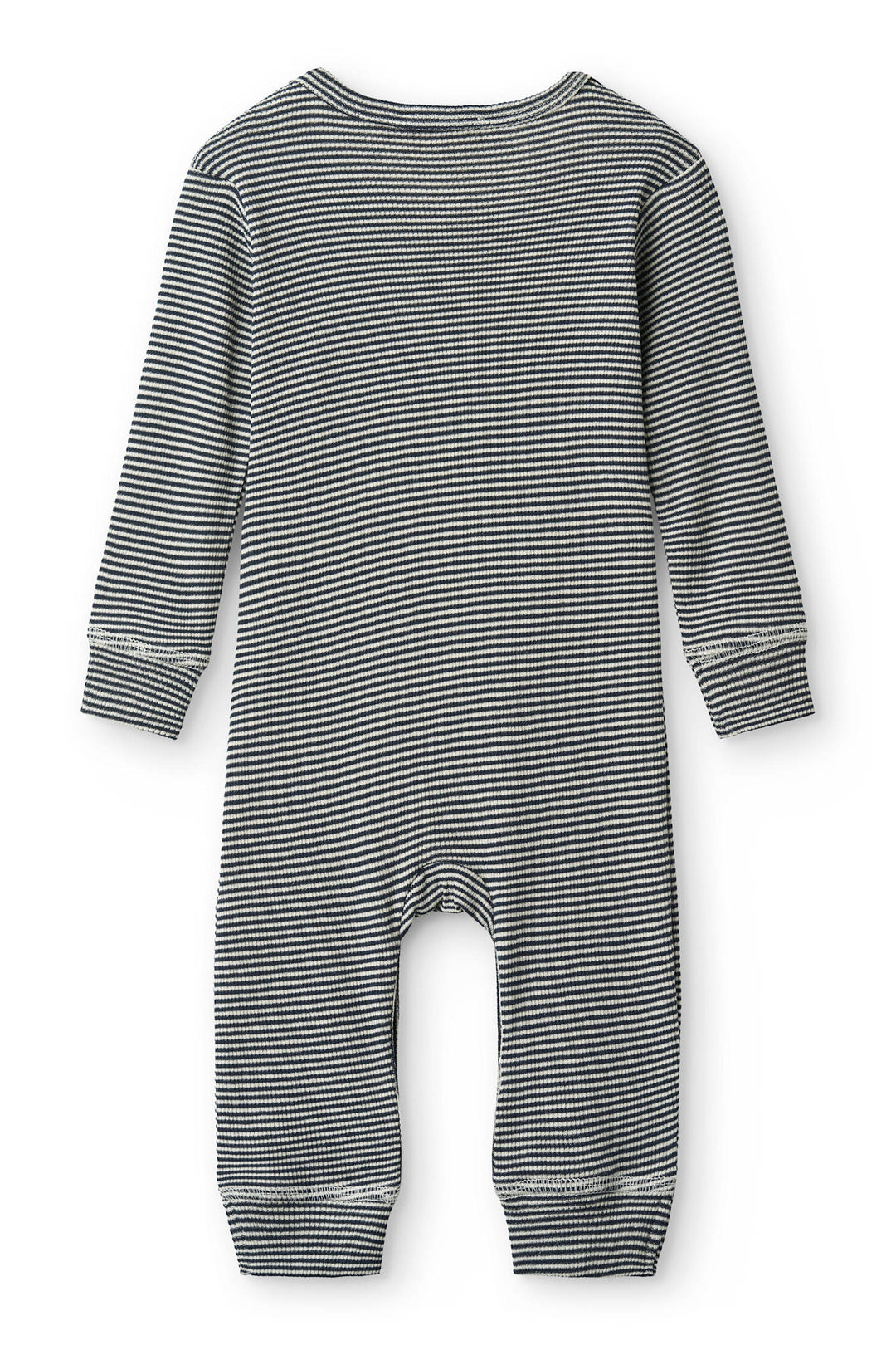 Modal Rib Heldragt - Navy/Cream Stripe