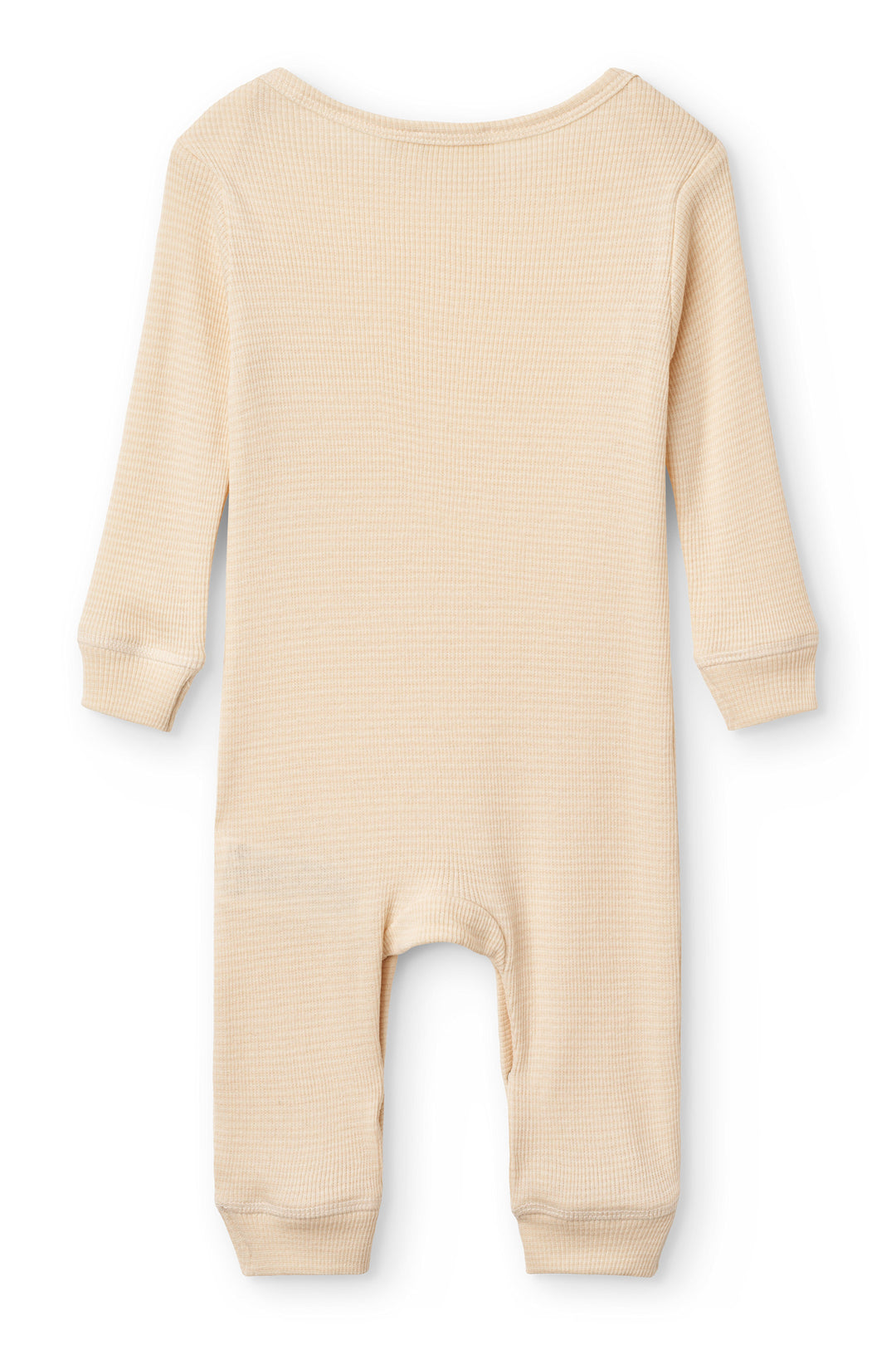 Modal Rib Heldragt - Dusty Rose/Cream Stripe