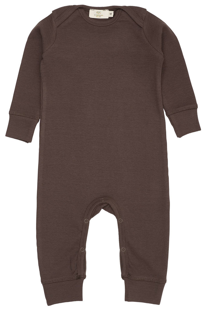 MODAL RIB HELDRAGT - DK BROWN