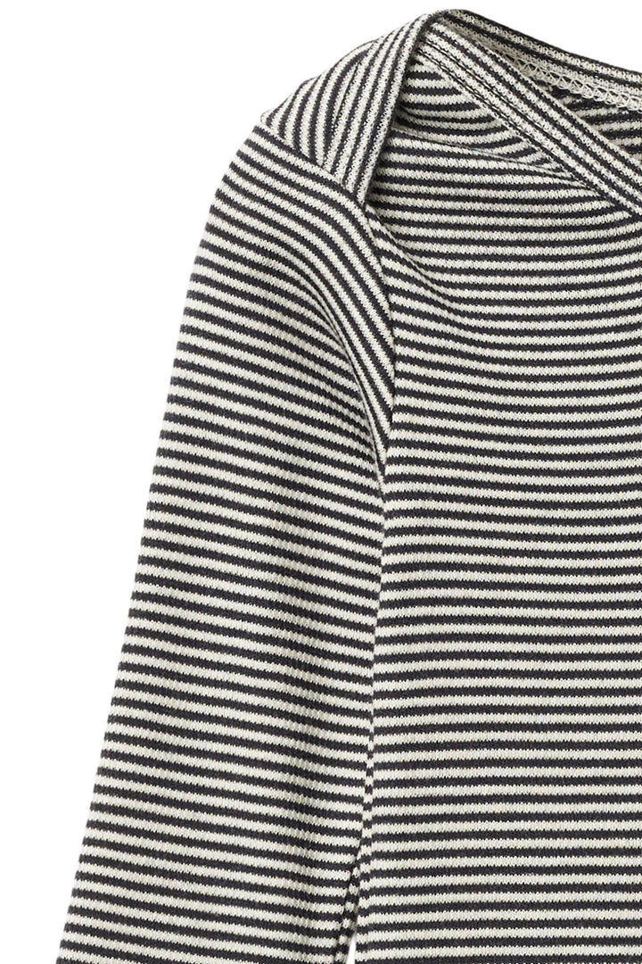 MODAL RIB HELDRAGT - NAVY/CREAM STRIPE