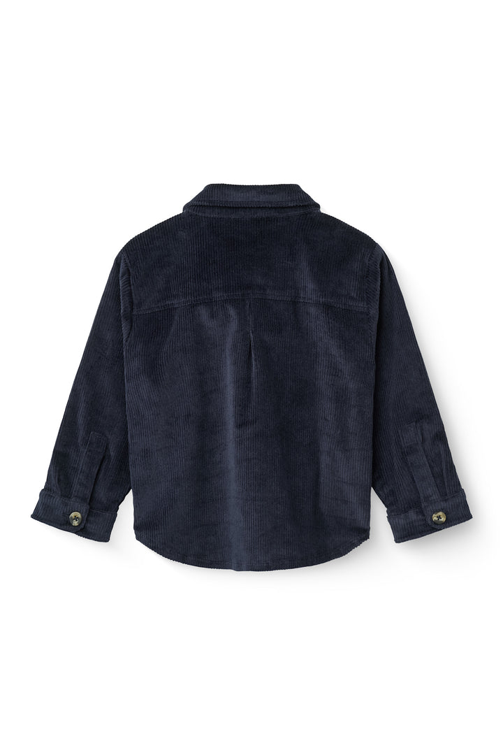 Skjortejakke I Fløjl - NAVY