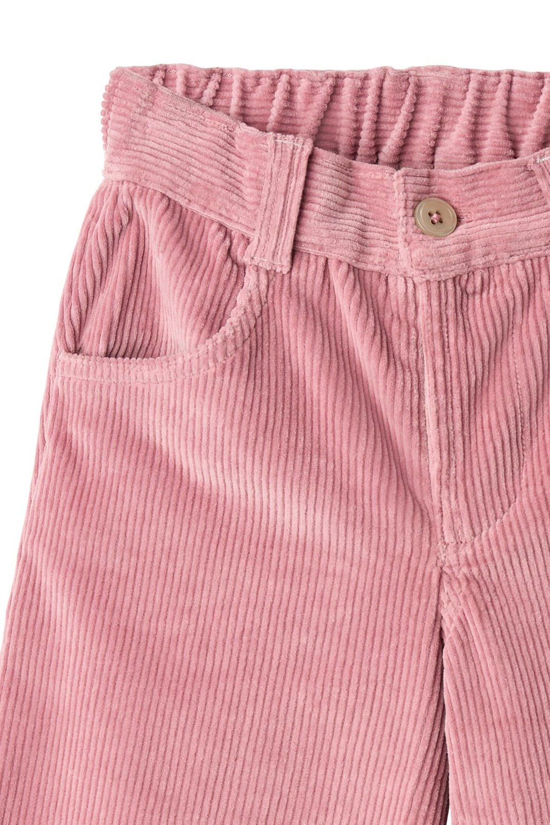 BRED BUKS I FLØJL M BRODERI PÅ BAGLOMME - ROSE COMB