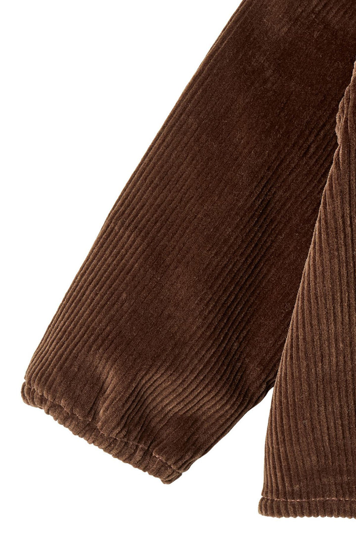 BABY-SÆT I FLØJL M KRAVE - DK.BROWN COMB.
