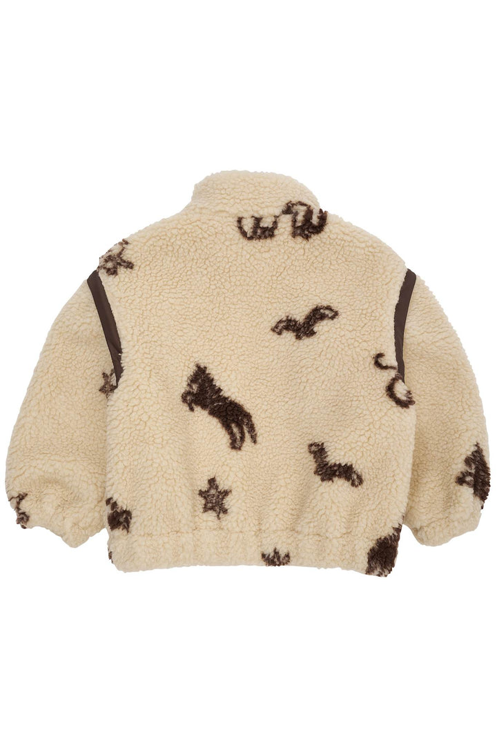 TEDDY JAKKE M PRINT - SAND/COWBOY COMB.