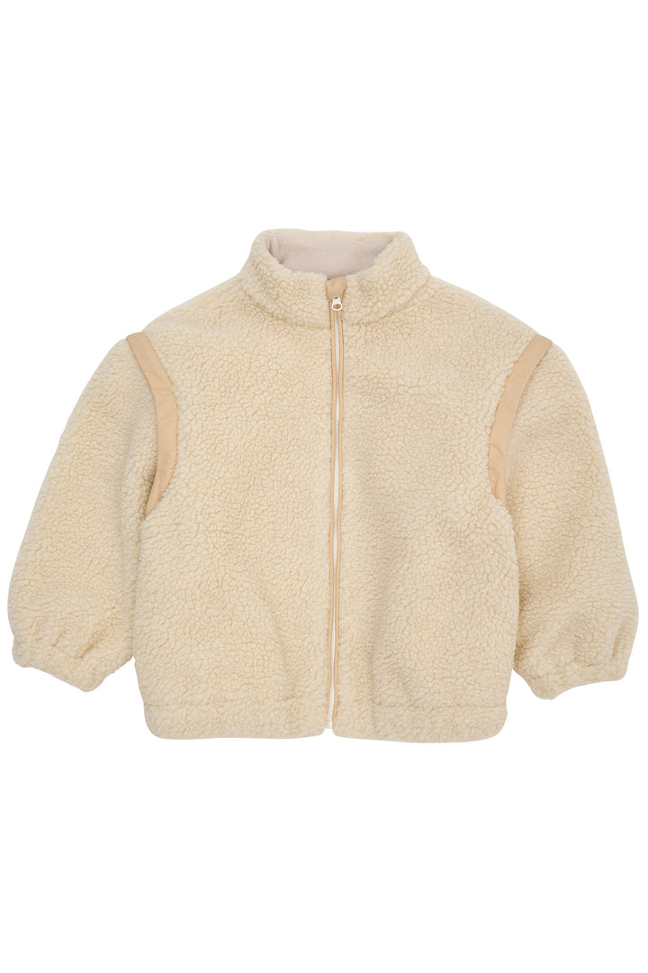 TEDDY JAKKE M AFTAGELIGE ÆRMER - CREAM COMB.