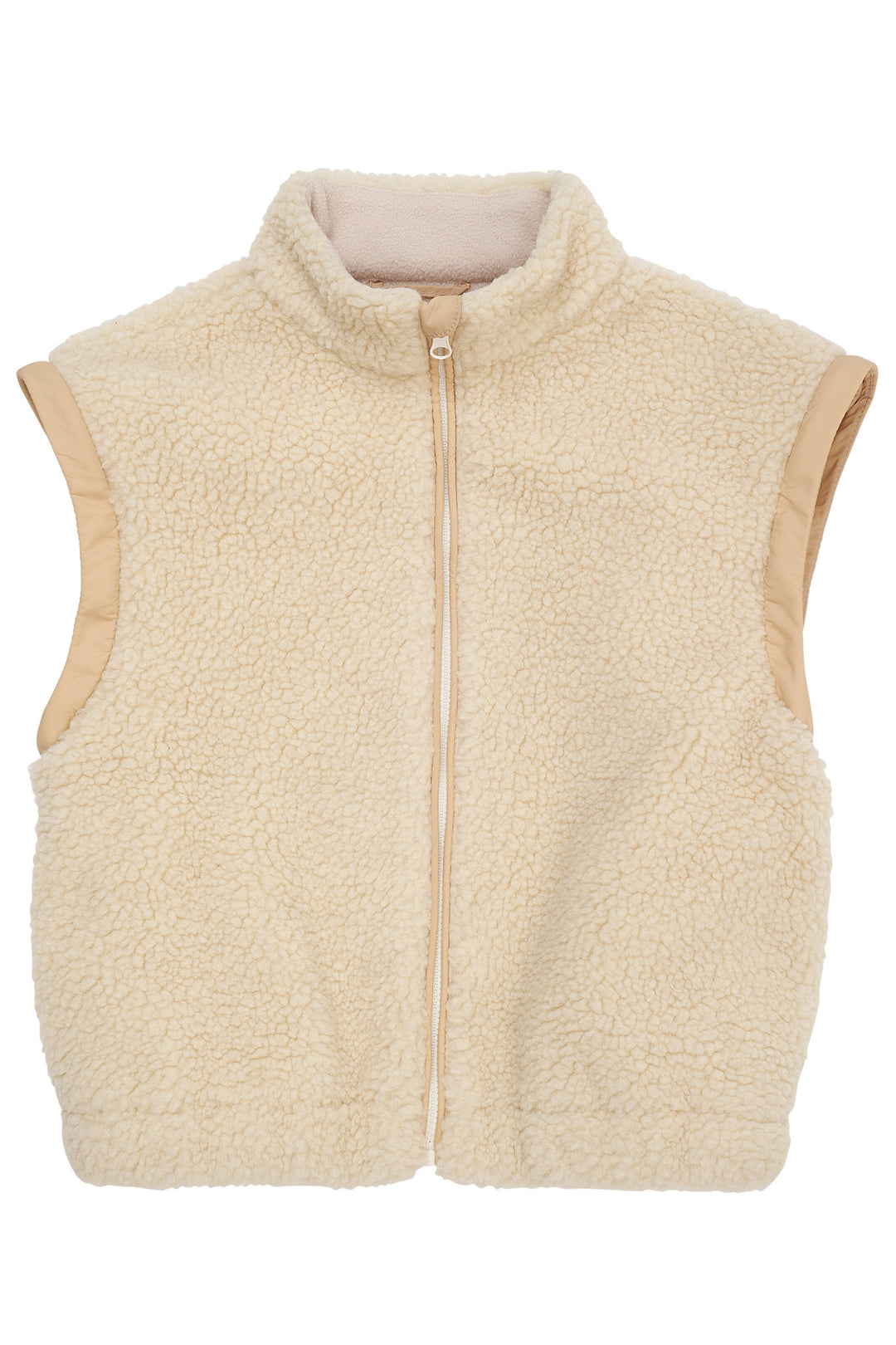 TEDDY JAKKE M AFTAGELIGE ÆRMER - CREAM COMB.