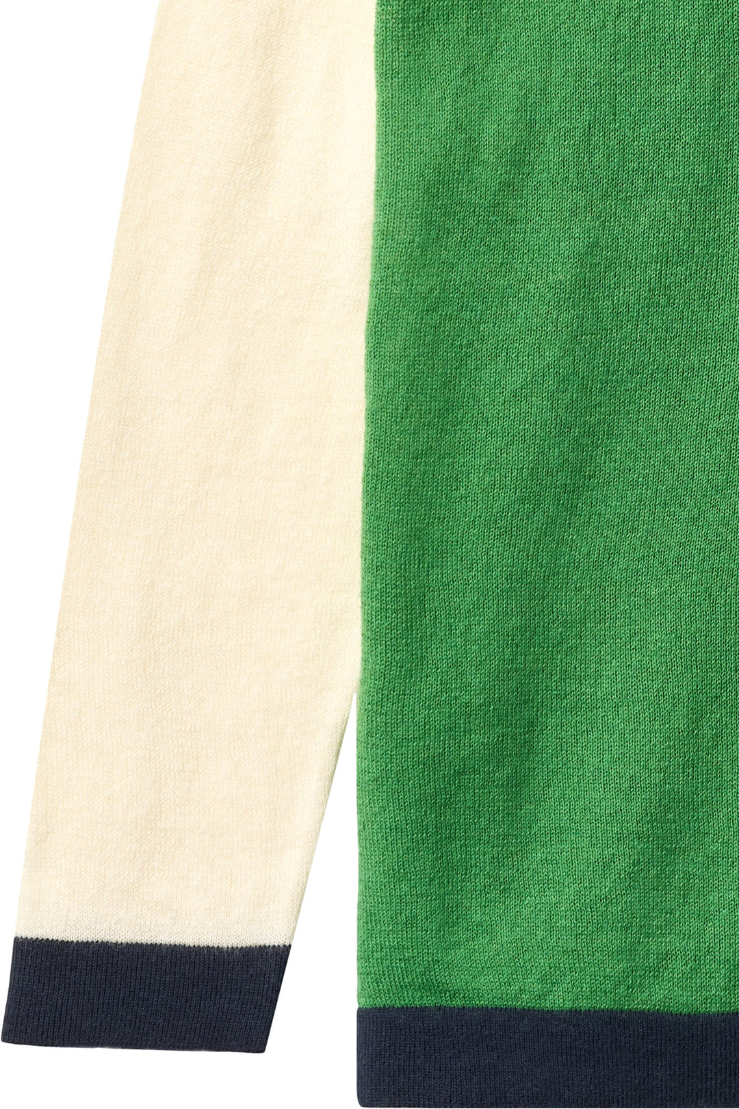 LET STRIKKET BLUSE FLER FARVET - SHARP GREEN COMB.