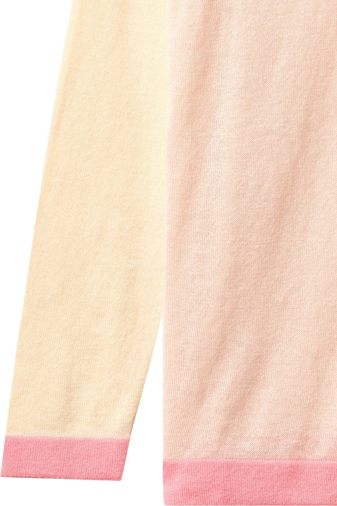 LET STRIKKET BLUSE FLER FARVET - PINK COMB.