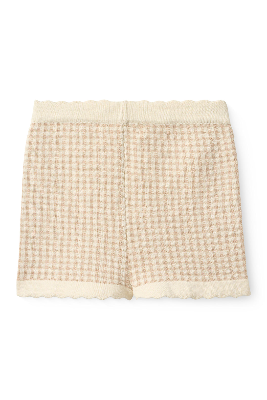 TERNET JACQUARD SHORTS - BEIGE CHECK