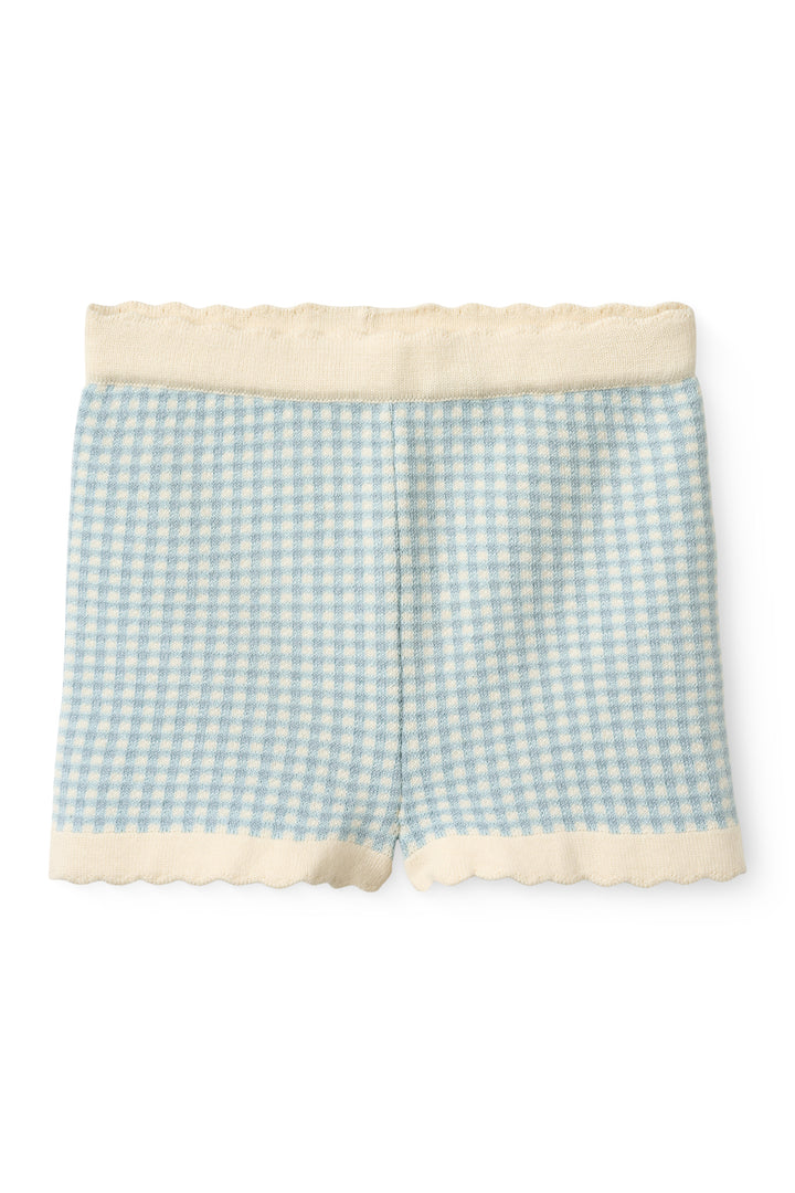 TERNET JACQUARD SHORTS - DUSTY BLUE CHECK