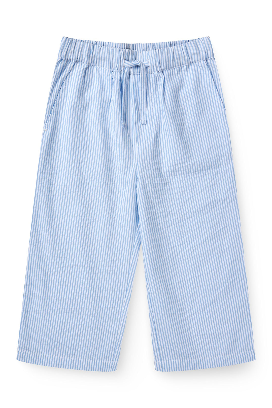 BÆK OG BØLGE PYJAMAS BUKSER - SKY BLUE W CREAM STRIPE