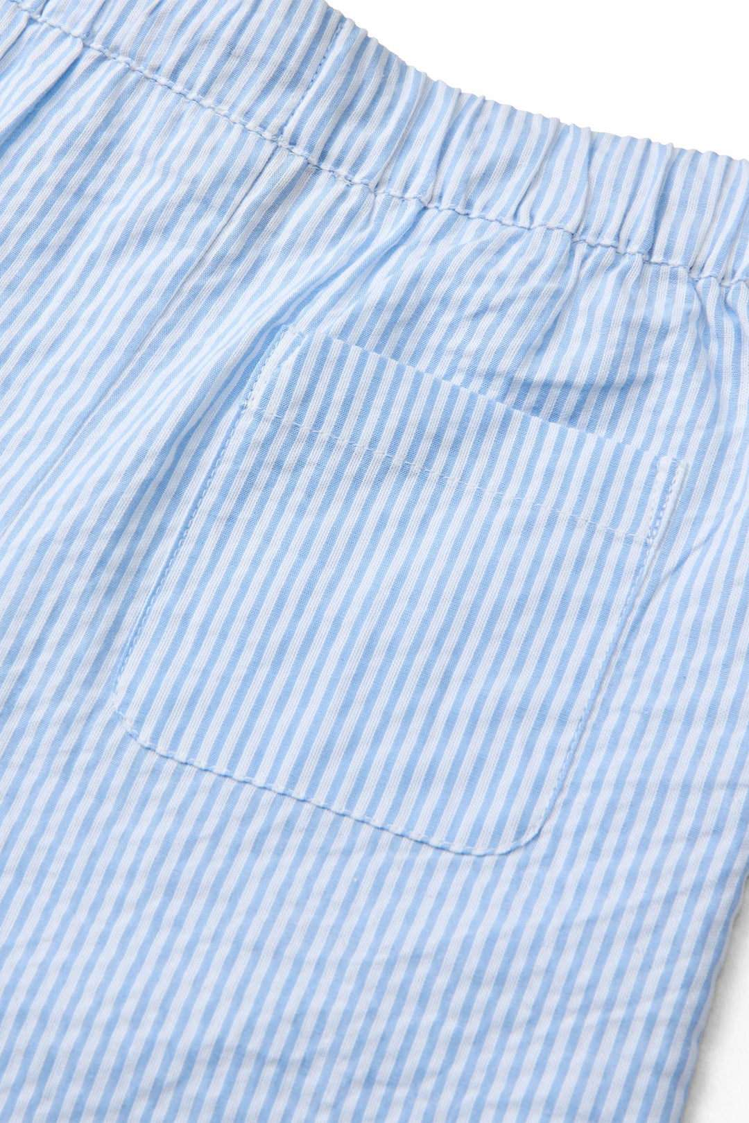 BÆK OG BØLGE PYJAMAS BUKSER - SKY BLUE W CREAM STRIPE