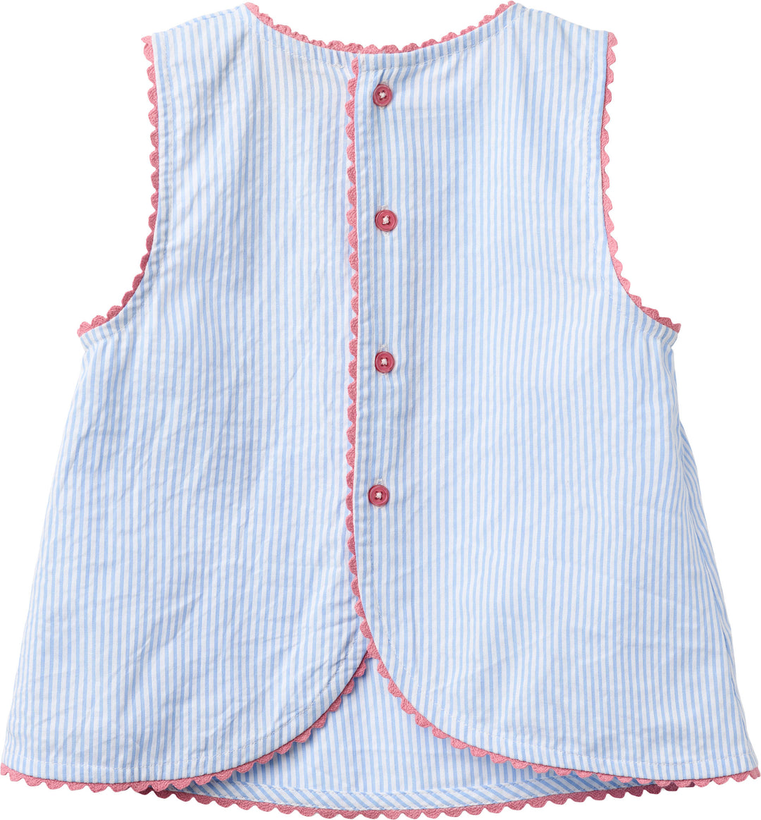 BÆK OG BØLGE DECO SET - SKY BLUE W CREAM STRIPE